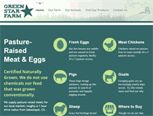 Tablet Screenshot of greenstarfarm.com